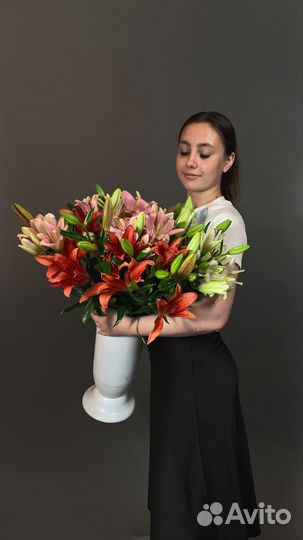 Букет роз с теплицы