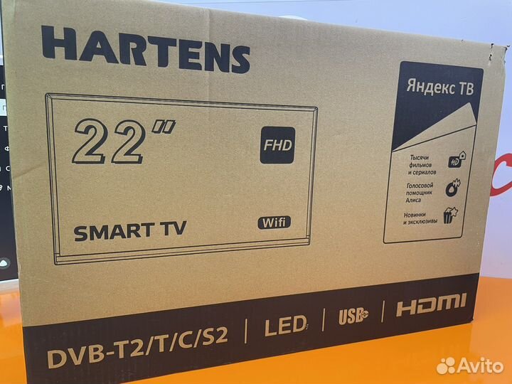 Телевизор smart tv новый 22 алиса