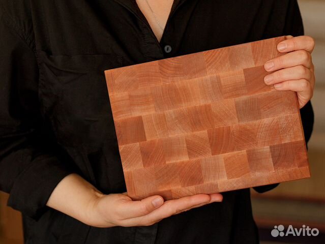 Доска кухонная разделочная торцевая компактная