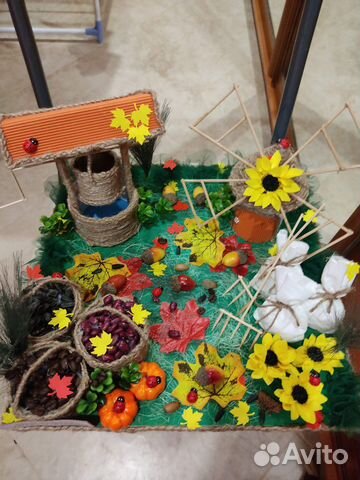 Поделки для сада, школы