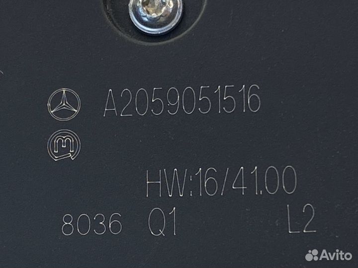 Mercedes W205 W253 кнопка стояночного тормоза