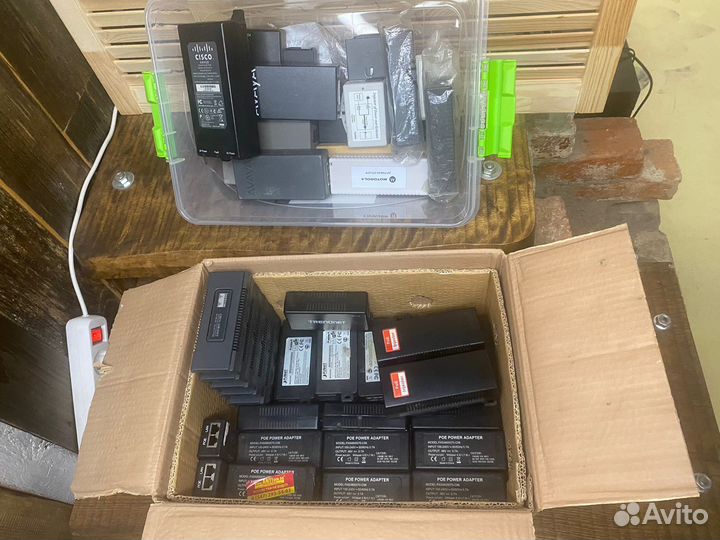 Инжектор PoE Injector Morotola, Cisco, Avaya