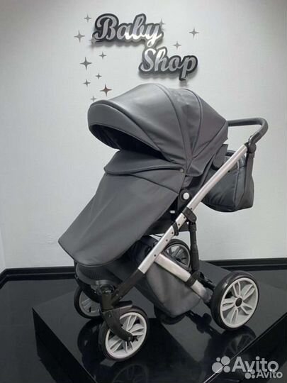 Коляска Эко кожа