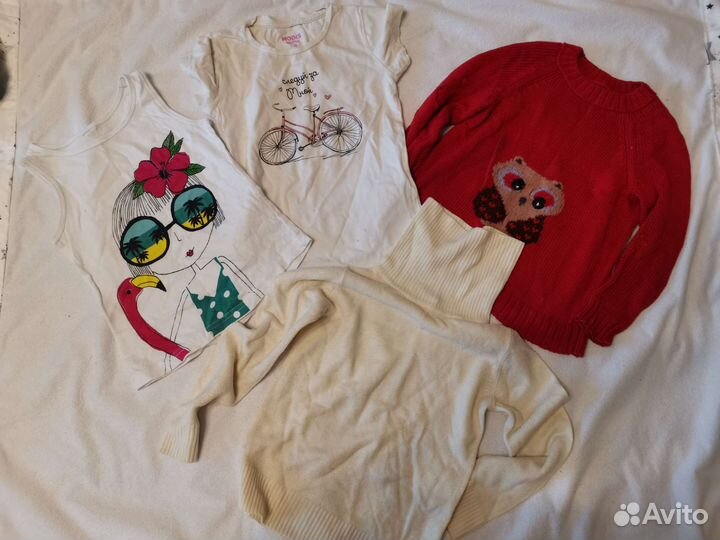 Вещи пакетом для девочки 98 104 размер