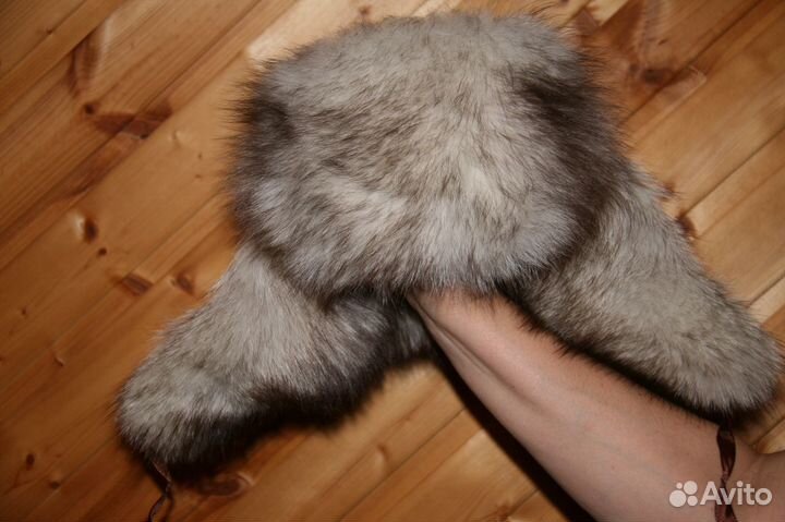 Шапка из песца новая