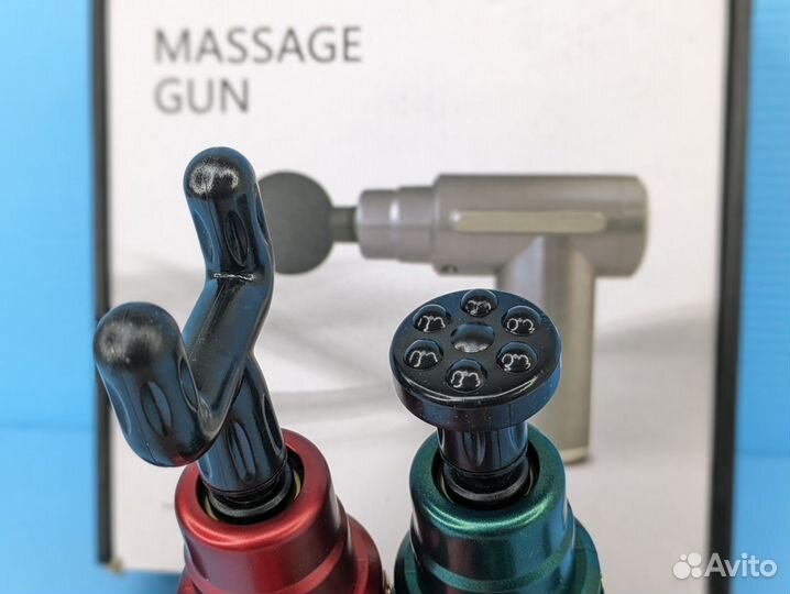 Массажер перкуссионный Massage Gun 4 насадки