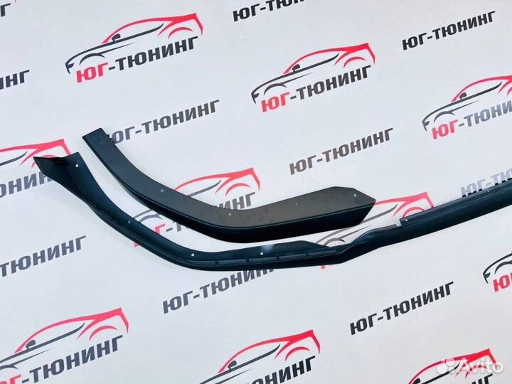 Губа M-Performance 340 на BMW 3 G20 черная матовая