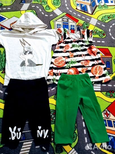 Вещи пакетом на девочку 98-104-110