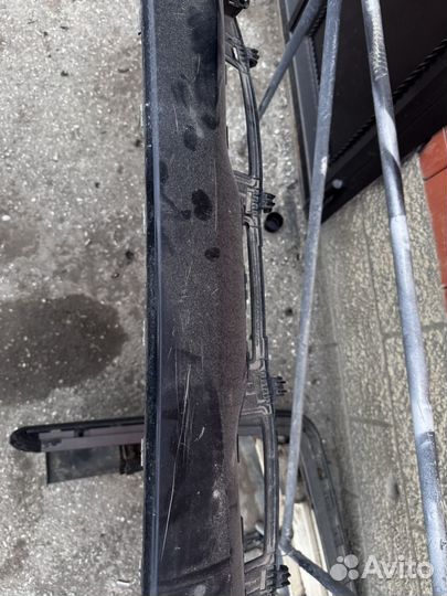 Задний бампер kia rio 4 черный