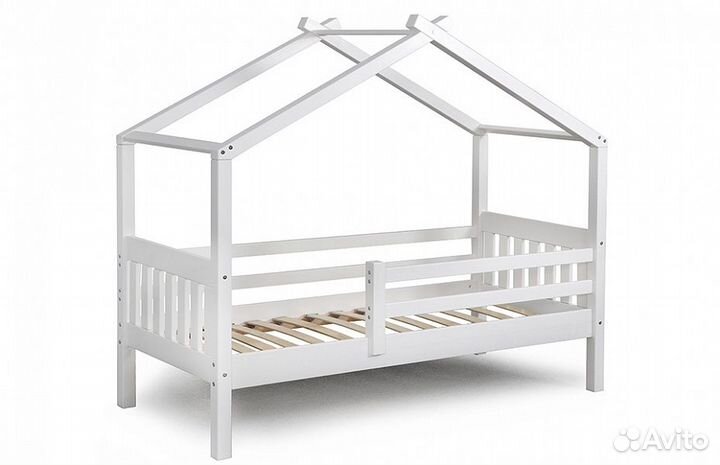 Ассоль Кровать 1600х700 Белый полупрозрачный