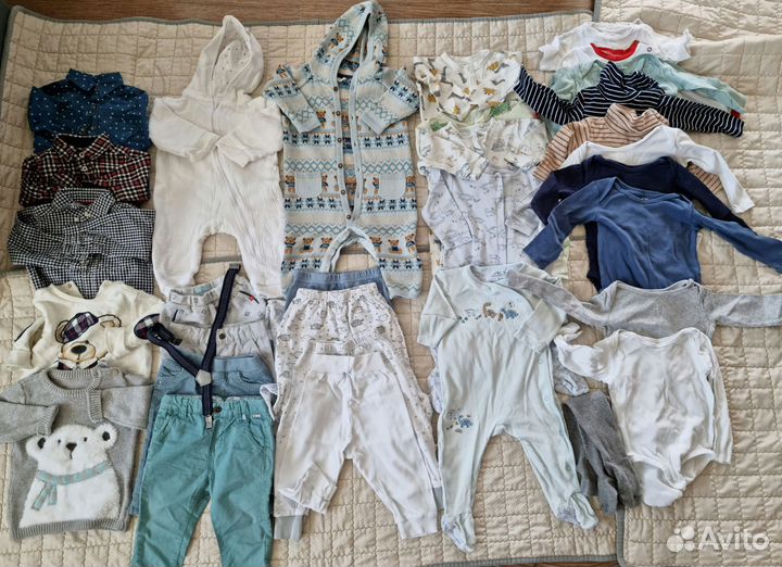 Фирменные детские вещи пакетом размер 68 74