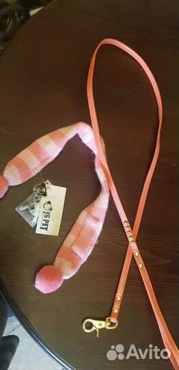 Поводок и шарфик для собачки