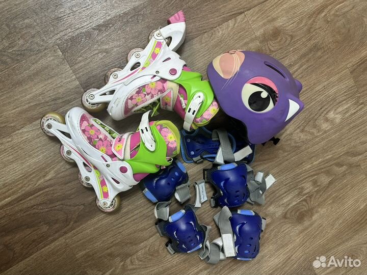 Детские ролики и защита