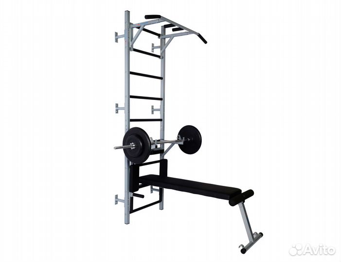 Шведская стенка турник, брусья-пресс, жим лежа