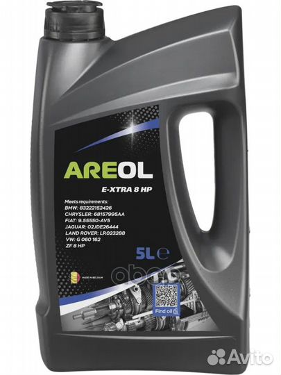 Areol E -Xtra 8 Hp (5L) Масло Трансм. Для АКПП