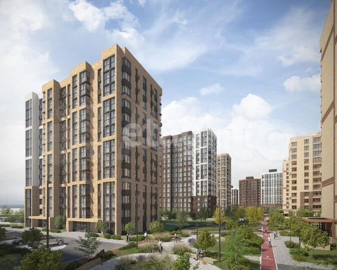 3-к. квартира, 54,3 м², 4/13 эт.