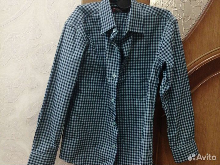 Рубашка в клетку для мальчика