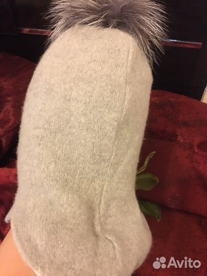 Шапка шлем шерсть