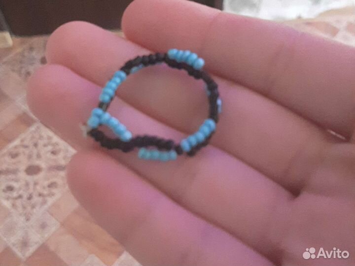 Кольцо из бисера