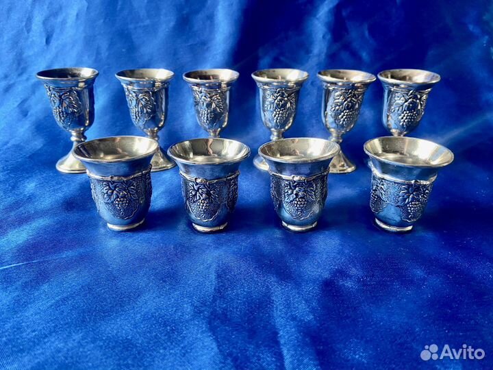 Мельхиоровые рюмки