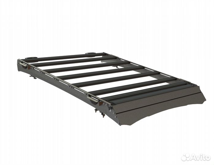 Багажник STC Isuzu D-Max 2020+ шторка с дальним, рабочим и задним светом