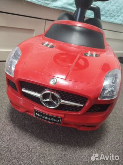 Машинка каталка толокар mercedes