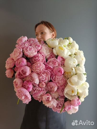 Цветы Пионы с доставкой Тюмень