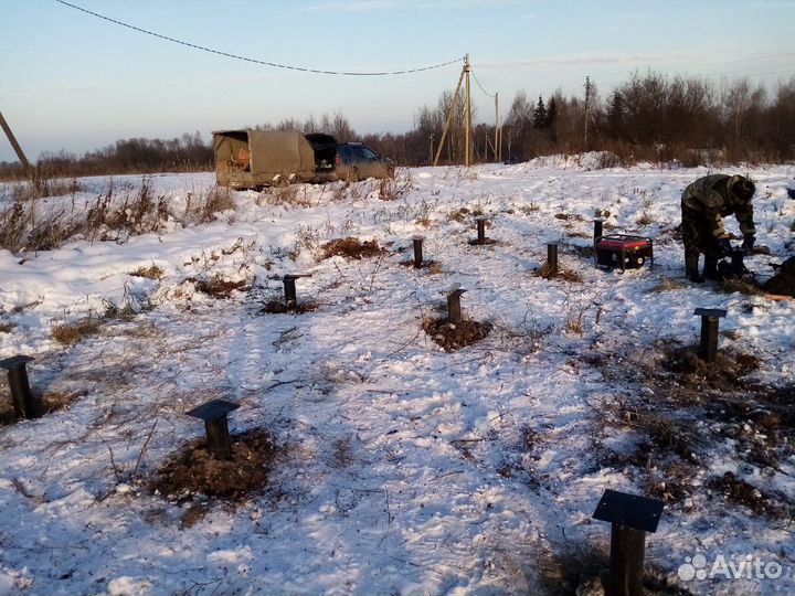 Винтовые сваи под ключ Фундамент на винтовых сваях