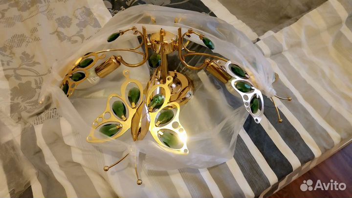 Люстра с лампочками led