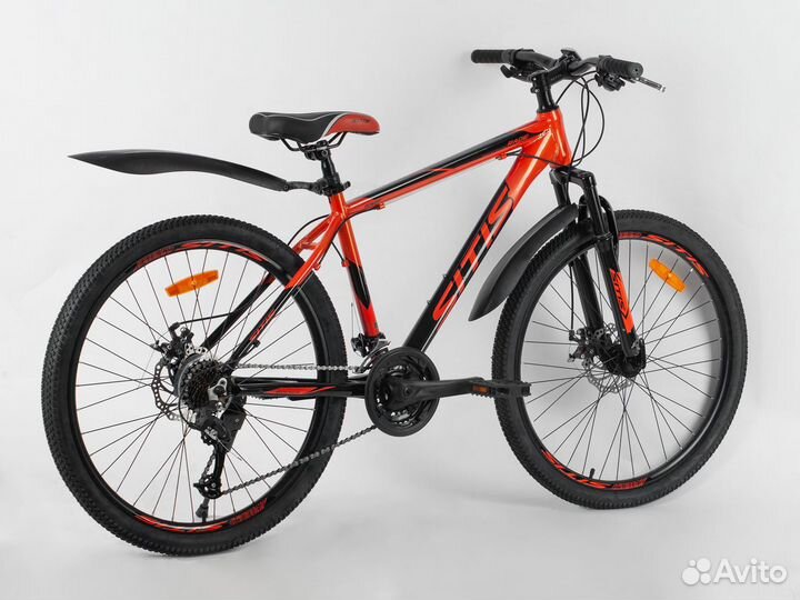 Велосипед sitis rade RD620 26 (2022) оранжево-черн