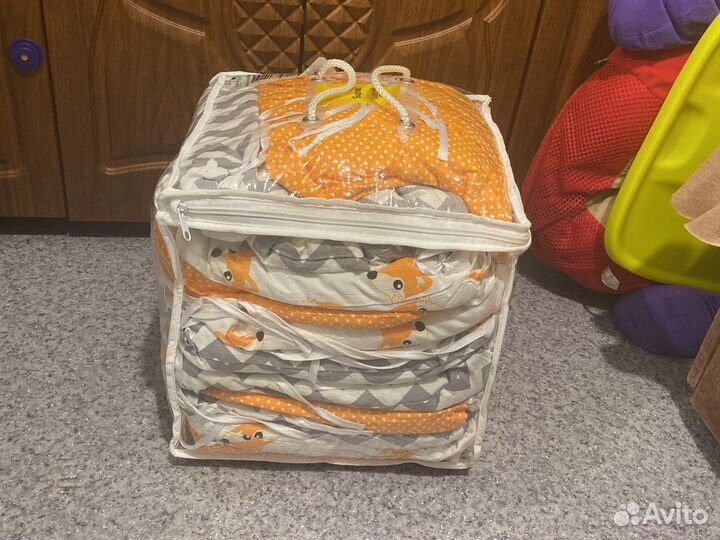 Бортики в детскую кроватку