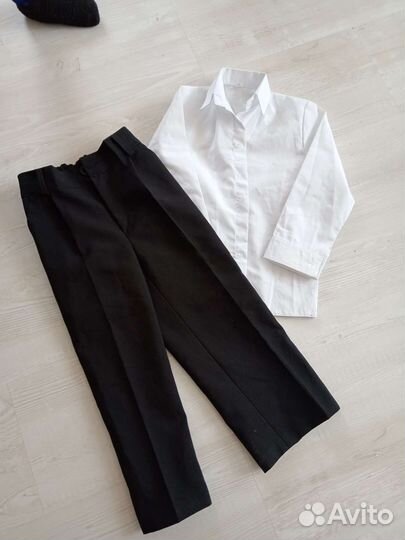 Костюм для мальчика, брюки и рубашка 92