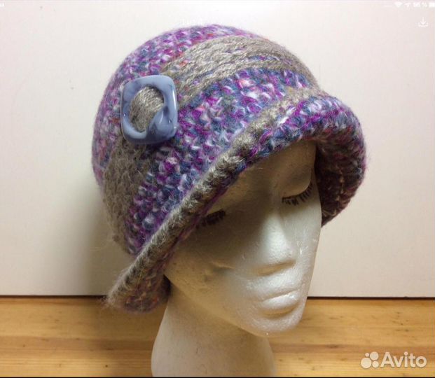 Авторская шляпа оригинальной расцветки,54-57арт187