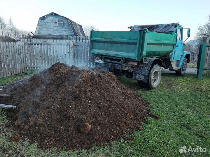 Конский навоз валом до 6 куб