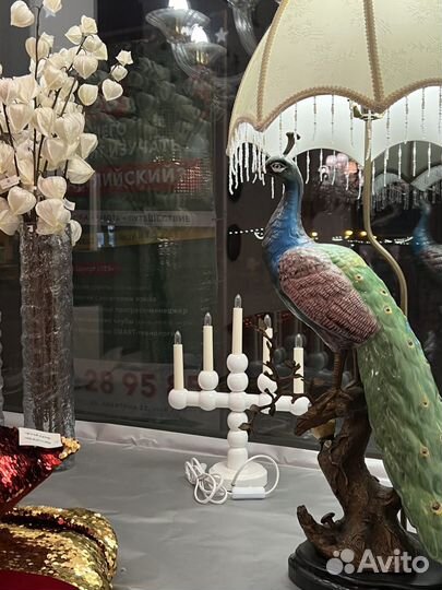 Торшер павлин