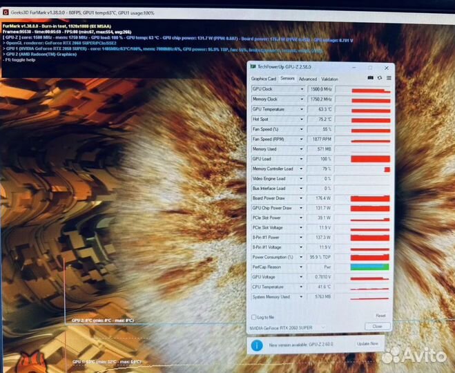 Видеокарта MSI GeForce RTX 2060 8GB