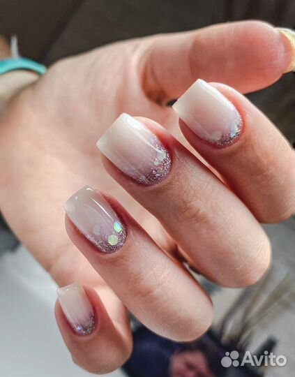 Маникюр наращивание ногти гель-лак покрытие дизайн