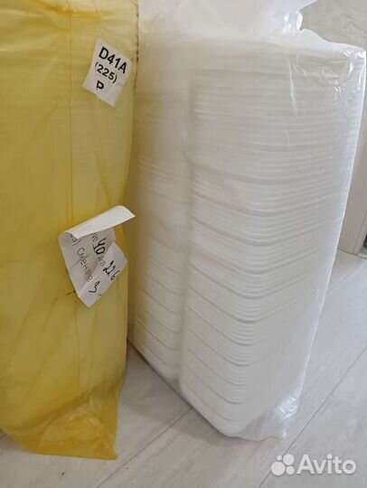 Одноразовая тара для пищевых продуктов без крышки