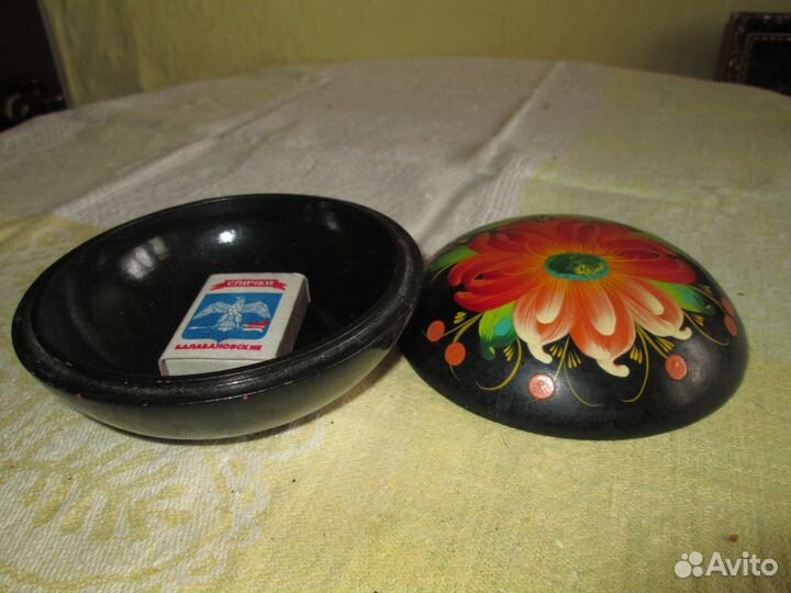 Шкатулка Хохлома 1970-х годов