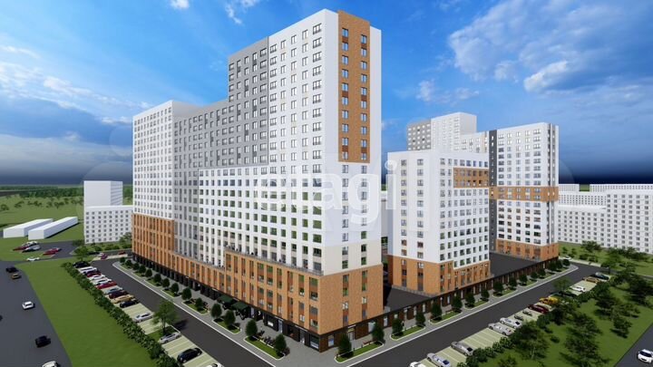 4-к. квартира, 75,6 м², 5/21 эт.