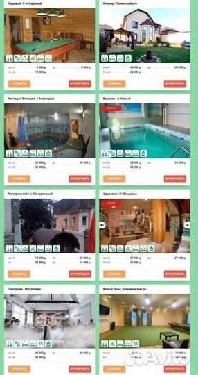 Аренда дома коттеджа посуточно с бассейном