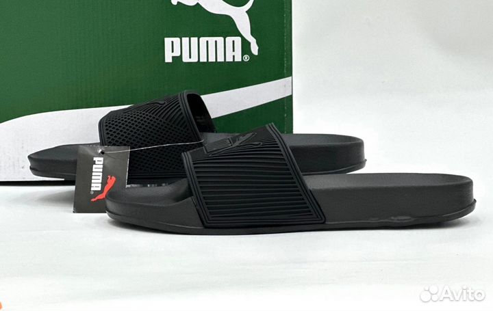 Шлёпанцы Puma All Black