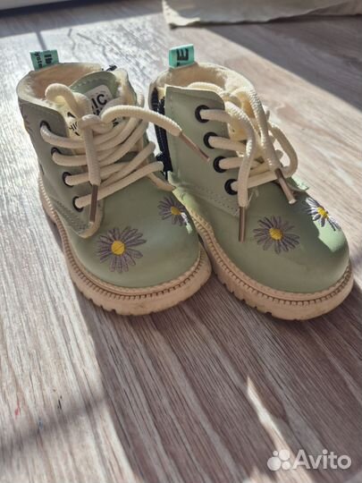 Ботинки демисезонные для девочки 21 размер