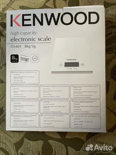 Весы кухонные kenwood