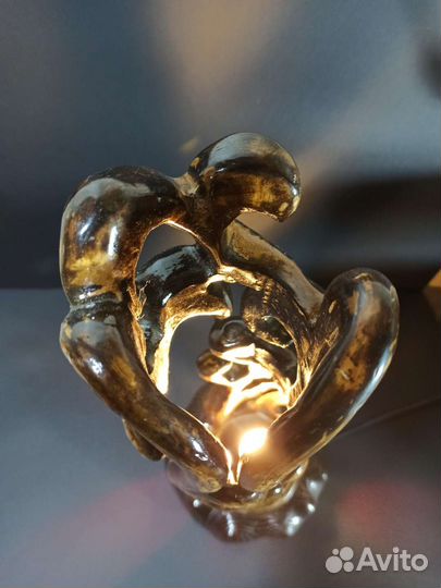 Светильник ночник из дерева хороший подарок