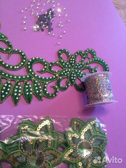 Термоаппликации, стразы, Декор для костюмов