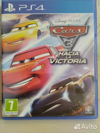 Игра Cars 3 Hacia la Victoria на PS4