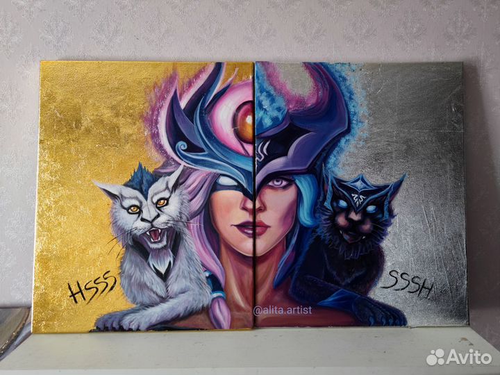 Картина интерьерная dota 2 