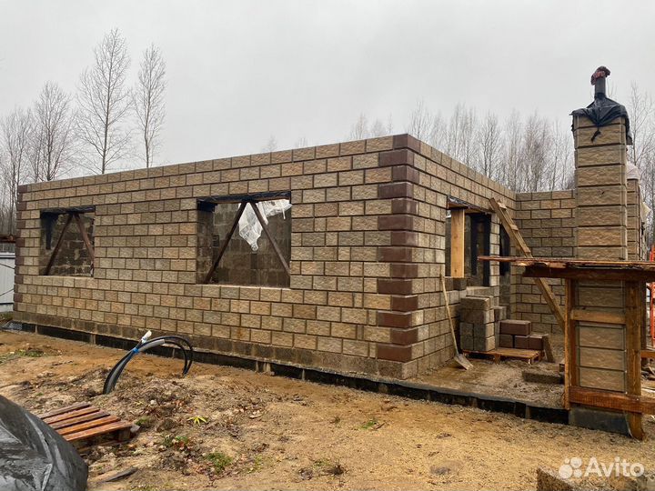 Арболитовые блоки с облицовкой