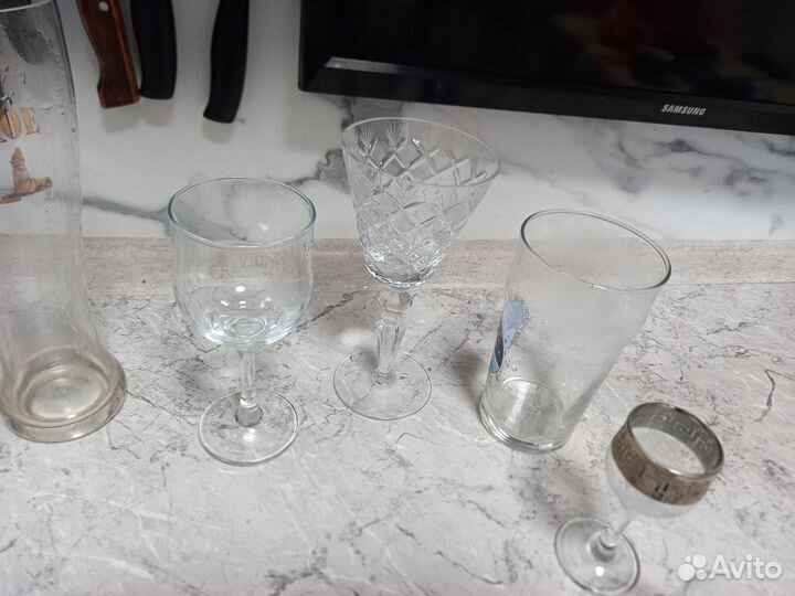 Стаканы рюмки